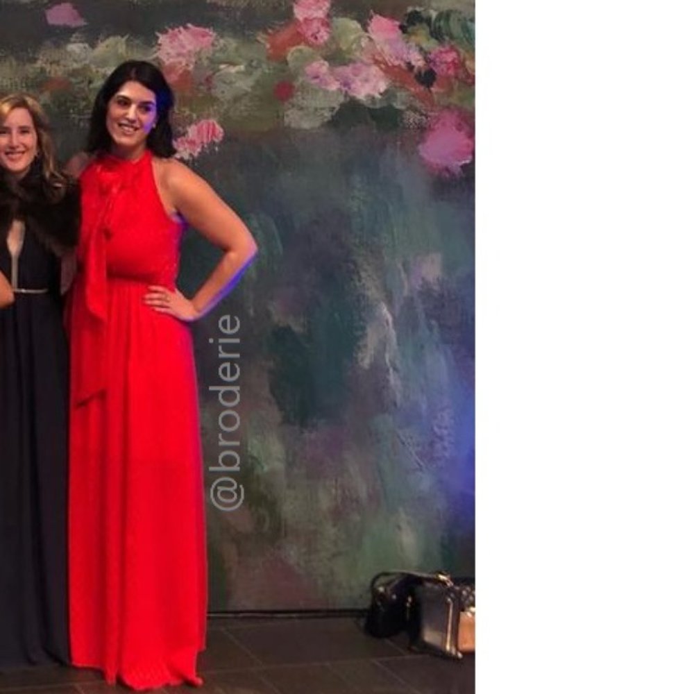 ANTHROPOLOGIE SACHIN & BABI CECELIA TIE-Neck DRESS - Picture 7 of 9